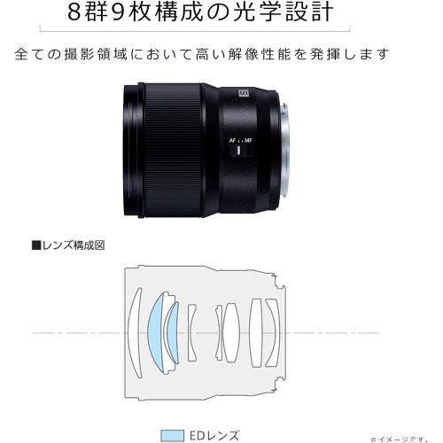 파나소닉 Panasonic S-S85 LUMIX S 85mm F1.8 Lens for Leica L-Mount