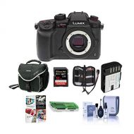 Panasonic Lumix DC-GH5s Mirrorless Camera Body - Bundle with 32GB SDHC U3 Card, Spare Battery, Camera Case, Cleaning Kit, Memory Wallet, Card Reader, Software Package
