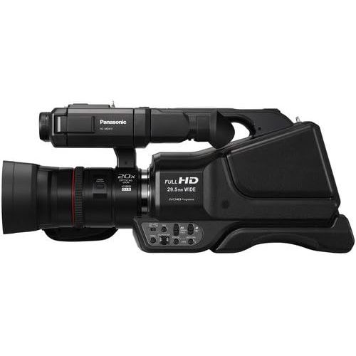 파나소닉 Panasonic HC-MDH3 AVCHD Shoulder Mount Camcorder with LCD Touchscreen & LED Light (PAL Version) - Bundle with Deluxe Lens Cleaning Kit and More