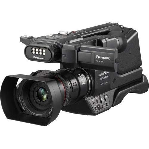 파나소닉 Panasonic HC-MDH3 AVCHD Shoulder Mount Camcorder with LCD Touchscreen & LED Light (PAL Version) - Bundle with Deluxe Lens Cleaning Kit and More