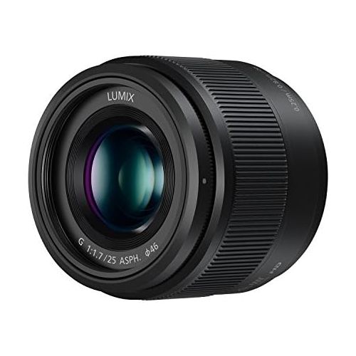 파나소닉 Panasonic LUMIX H-H025E-K 25 mm Micro Four Thirds Camera Lens for G Series - Black