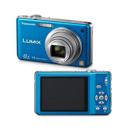 파나소닉 Panasonic Lumix DMC-FH20 14.1 MP Digital Camera with 8x Optical Image Stabilized Zoom and 2.7-Inch LCD (Blue) (OLD MODEL)
