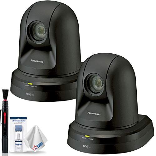 파나소닉 Panasonic AW-HN40HK 30x Zoom PTZ Camera with HDMI Output and NDI (Black) + Dual Camera Bundle