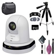 Panasonic AW-UE70 4K Integrated Day/Night PTZ Indoor Camera (White) - 72 Tripod - 32GB MicroSD & More