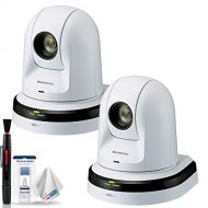 Panasonic AW-HN40HW 30x Zoom PTZ Camera with HDMI Output and NDI (White) + Dual Camera Bundle