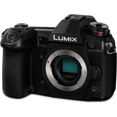 파나소닉 Panasonic Lumix G9 4K Mirrorless Digital Camera Body (Black), 20.3MP, Bundle with Vanguard Alta Pro 264AB 100 Aluminum Tripod with SBH-100 Ball Head, 32GB SD Card, LCD Protector, C