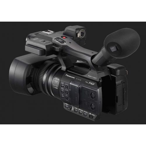 파나소닉 Panasonic HC-PV100 Full HD Camcorder PAL with Touch Panel LCD Screen & Built-in LED Light + 4K Monitor + Pro Headphones + Pro Mic + 2 x Sandisk Ultra 64GB Card + Pro Tripod + More