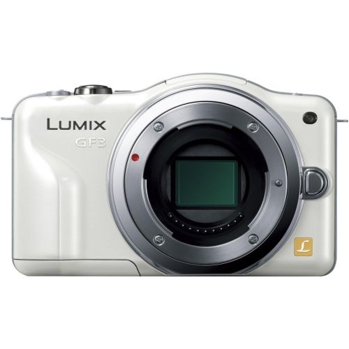 파나소닉 Panasonic Lumix Digital Interchangeable Lens Camera Body SLR Shell White DMC-GF3-W