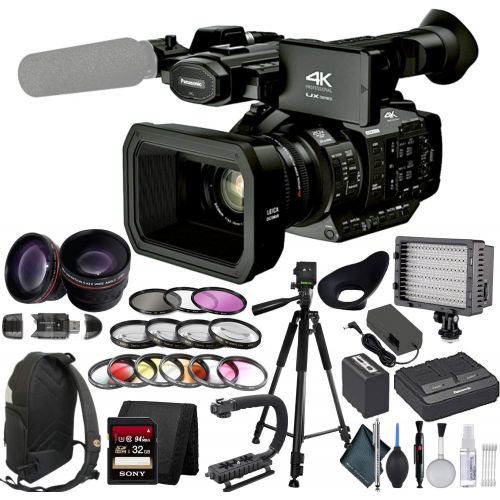 파나소닉 Panasonic AG UX90 4K Professional Camcorder with Lens Enhancement Bundle