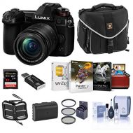 Panasonic Lumix G9 4K Mirrorless Camera with Lumix G Vario 12-60mm f/3.5-5.6 Lens Bundle with Free Accessories & Mac Software Suite