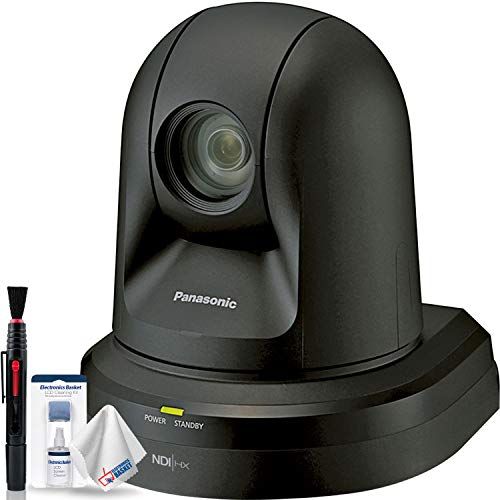 파나소닉 Panasonic AW-HN40HK 30x Zoom PTZ Camera with HDMI Output and NDI (Black) + Lens Cleaning Set - Base Bundle