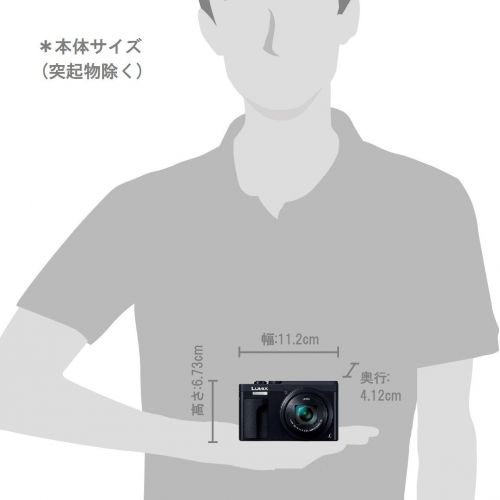 파나소닉 Panasonic Compact Digital Camera Lumix TZ90 Optical 30 times Black DC-TZ90-K(Japan Import-No Warranty)
