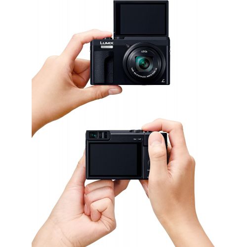 파나소닉 Panasonic Compact Digital Camera Lumix TZ90 Optical 30 times Black DC-TZ90-K(Japan Import-No Warranty)