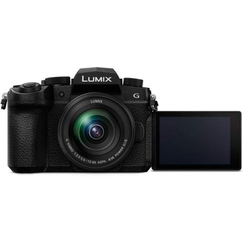 파나소닉 Panasonic LUMIX G95 20.3 Megapixel Mirrorless Digital Camera, 12-60mm F3.5-5.6 Lens, Pre-Installed V-Log L, Bundle with Bag, CLAR LED Light, Marantz Mic, 64GB SD Card, Cleaning Kit