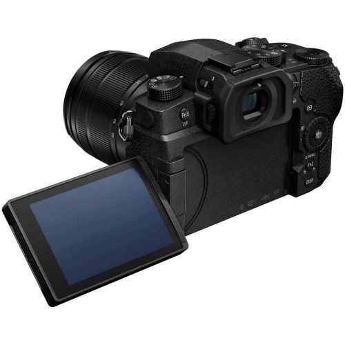 파나소닉 Panasonic LUMIX G95 20.3 Megapixel Mirrorless Digital Camera, 12-60mm F3.5-5.6 Lens, Pre-Installed V-Log L, Bundle with Bag, CLAR LED Light, Marantz Mic, 64GB SD Card, Cleaning Kit