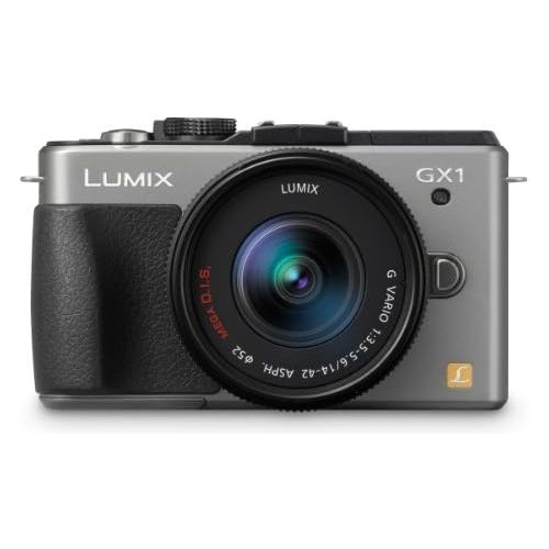 파나소닉 Panasonic Lumix DMC-GX1K 16 MP Micro 4/3 Mirrorless Digital Camera with 3-Inch LCD Touch Screen and 14-42mm Zoom Lens (Silver)