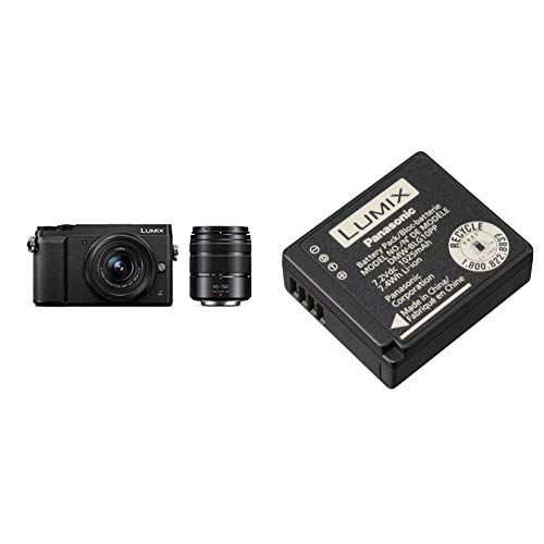 파나소닉 Panasonic LUMIX GX85 4K Digital Camera, 12-32mm and 45-150mm Lens Bundle and Touch LCD, DMC-GX85WK with DMW-BLG10 Lithium-Ion Battery Pack