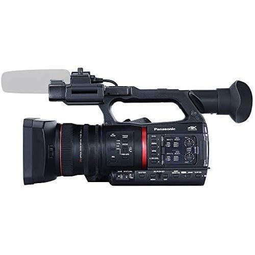 파나소닉 Panasonic AG-CX350 4K Camcorder (AG-CX350) W/Padded Case, 128 GB Memory Card, Wire Straps, LED Light, and More