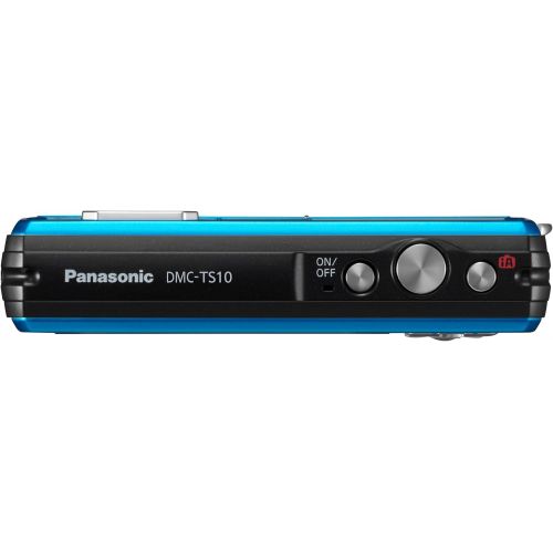 파나소닉 Panasonic Lumix DMC-TS10 14.1 MP Digital Camera with 4x Optical Image Stabilized Zoom and 2.7-Inch LCD (Blue)