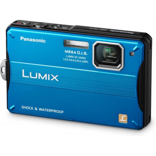 파나소닉 Panasonic Lumix DMC-TS10 14.1 MP Digital Camera with 4x Optical Image Stabilized Zoom and 2.7-Inch LCD (Blue)