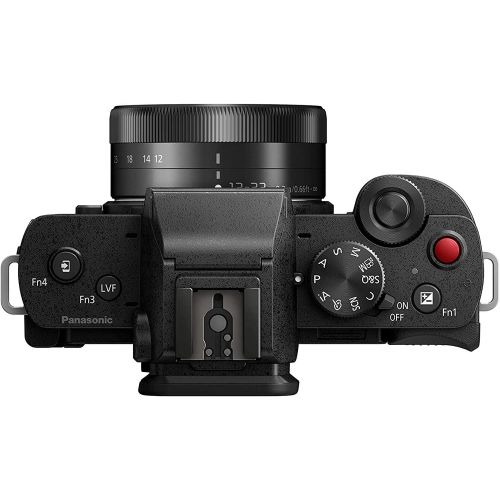 파나소닉 Panasonic DC-G100KK LUMIX G100 Mirrorless 4K Vlogging Camera with 12-32mm F3.5-5.6 Lens, Spare Battery, Ritz Gear Camera Bag + Travel Tripod + Lexar 1667x 64GB Memory Card & Access