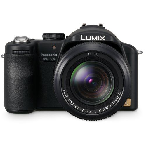 파나소닉 Panasonic DMC-FZ50 10.1MP Digital Camera with 12x Optical Image Stabilized Zoom (Black)