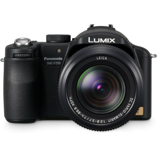 파나소닉 Panasonic DMC-FZ50 10.1MP Digital Camera with 12x Optical Image Stabilized Zoom (Black)