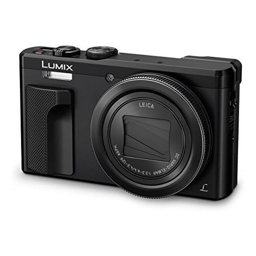 파나소닉 Panasonic Lumix DMC-ZS60 Digital Camera (Black) + 32GB + 64GB + Battery + Small Carrying Case + Charger + HDMI Cable + Card Reader + Small Tripod Bundle 3