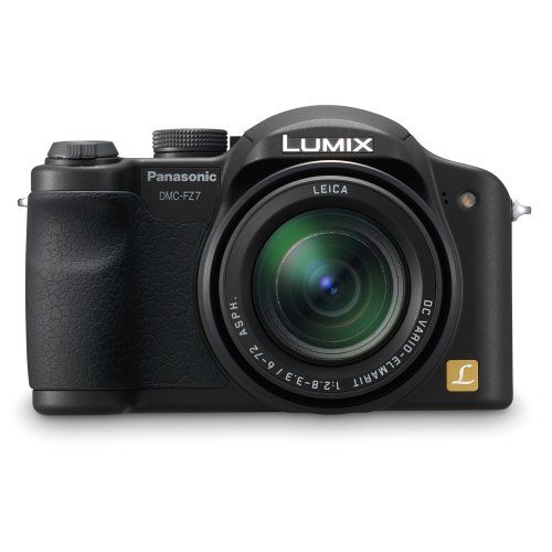 파나소닉 Panasonic DMC-FZ7 6MP Digital Camera with 12x Optical Image Stabilized Zoom (Black)