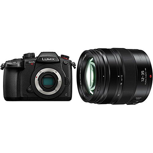 파나소닉 PANASONIC LUMIX GH5s Body C4K Mirrorless Camera & LUMIX G X VARIO II PROFESSIONAL LENS, 12-35MM