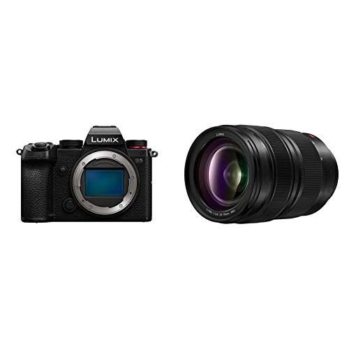 파나소닉 Panasonic LUMIX S5 Full Frame Mirrorless Camera (DC-S5BODY) and LUMIX S Pro 24-70mm F2.8 L-Mount Interchangeable Lens (S-E2470)