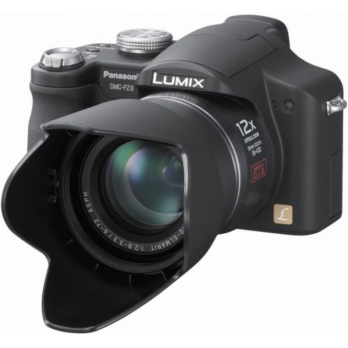 파나소닉 Panasonic Lumix DMC-FZ8K 7.2MP Digital Camera with 12x Optical Image Stabilized Zoom (Black)