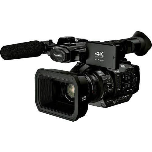 파나소닉 Panasonic AG-UX180 4K Premium Professional Camcorder with 128GB Memory Card, Filter Kit, Professional Microphone, LED Video Light, and Standard Accessories