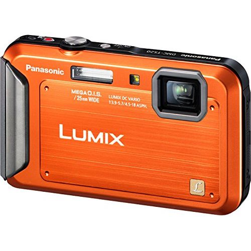 파나소닉 Panasonic Lumix TS20 16.1 MP TOUGH Waterproof Digital Camera with 4x Optical Zoom (Orange) (OLD MODEL)