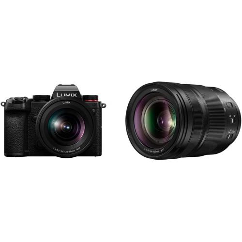 파나소닉 Panasonic LUMIX S5 Full Frame Mirrorless Camera (DC-S5KK) and LUMIX S 24-105mm F4 Lens (S-R24105)