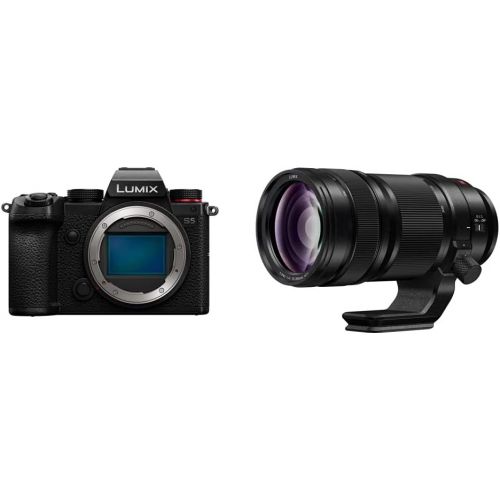 파나소닉 Panasonic LUMIX S5 Full Frame Mirrorless Camera (DC-S5BODY) and LUMIX S PRO 70-200mm F4 Telephoto Lens (S-R70200)
