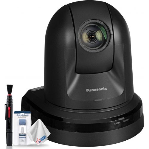 파나소닉 Panasonic AW-HE40HK PTZ Camera with HDMI Output (Black) + Lens Cleaning Set - Base Bundle