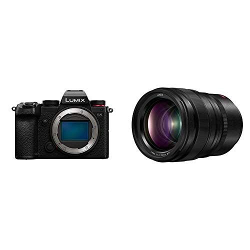 파나소닉 Panasonic LUMIX S5 Full Frame Mirrorless Camera (DC-S5BODY) and LUMIX S PRO 50mm F1.4 Lens (S-X50)
