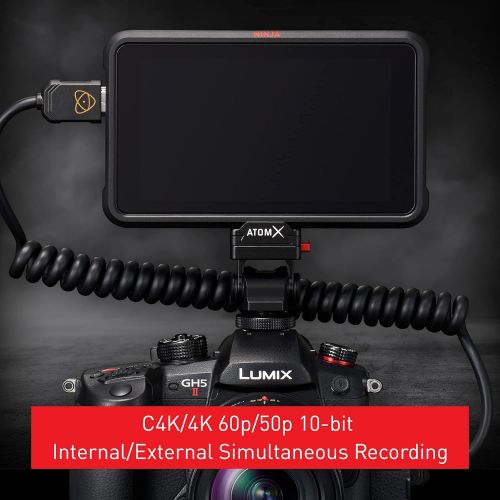 파나소닉 Panasonic LUMIX GH5M2, 20.3MP Mirrorless Micro Four Thirds Camera with Live Streaming, 4K 4:2:2 10-Bit Video, Unlimited Video Recording, 5-Axis Image Stabilizer DC-GH5M2