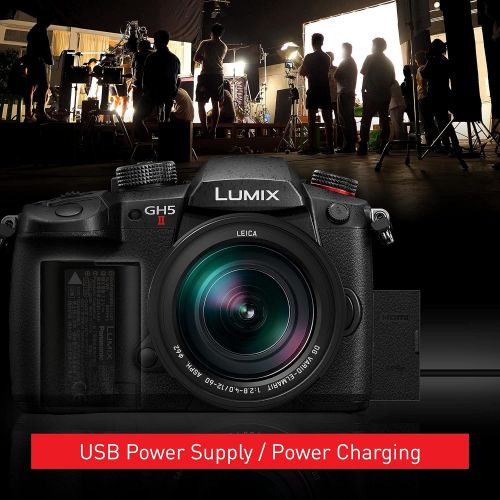 파나소닉 Panasonic LUMIX GH5M2, 20.3MP Mirrorless Micro Four Thirds Camera with Live Streaming, 4K 4:2:2 10-Bit Video, Unlimited Video Recording, 5-Axis Image Stabilizer DC-GH5M2