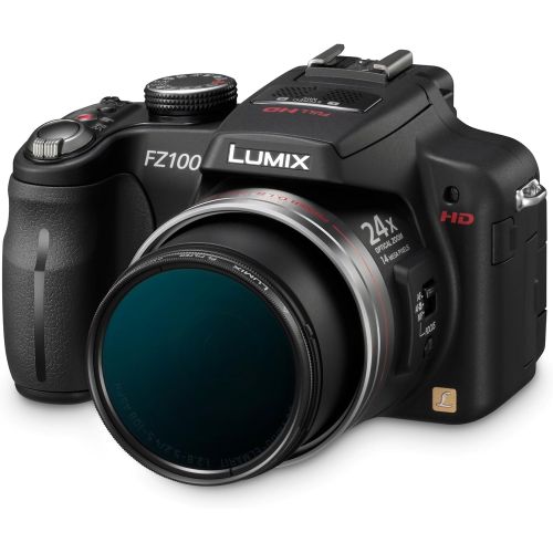 파나소닉 Panasonic Lumix DMC-FZ100 14.1 MP Digital Camera with 24x Optical Image Stabilized Zoom and 3.0-Inch LCD - Black