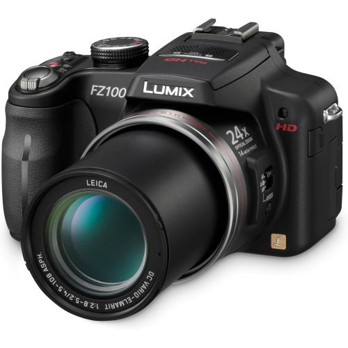 파나소닉 Panasonic Lumix DMC-FZ100 14.1 MP Digital Camera with 24x Optical Image Stabilized Zoom and 3.0-Inch LCD - Black