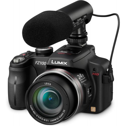 파나소닉 Panasonic Lumix DMC-FZ100 14.1 MP Digital Camera with 24x Optical Image Stabilized Zoom and 3.0-Inch LCD - Black