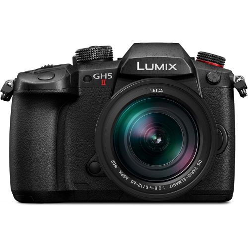 파나소닉 Panasonic LUMIX GH5M2, 20.3MP Mirrorless Micro Four Thirds Camera with Live Streaming, 4K 4:2:2 10-Bit Video, 5-Axis Image Stabilizer, 12-60mm F2.8-4.0 Leica Lens DC-GH5M2LK