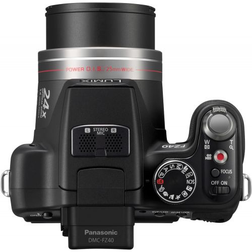 파나소닉 Panasonic Lumix DMC-FZ40 14.1 MP Digital Camera with 24x Optical Image Stabilized Zoom and 3.0-Inch LCD - Black (Discontinued by Manufacturer)