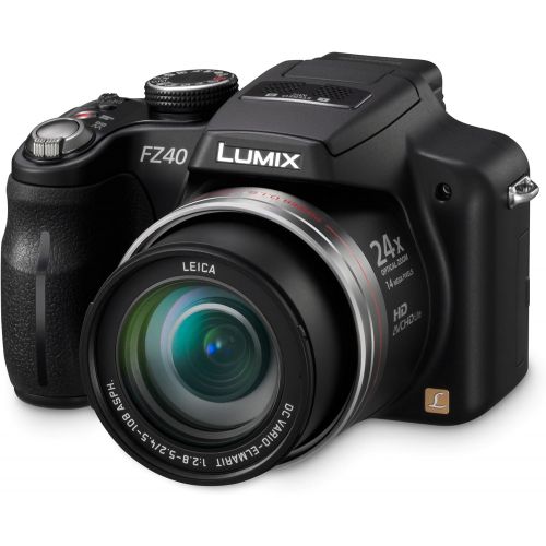 파나소닉 Panasonic Lumix DMC-FZ40 14.1 MP Digital Camera with 24x Optical Image Stabilized Zoom and 3.0-Inch LCD - Black (Discontinued by Manufacturer)