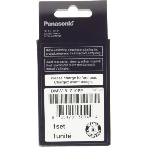 파나소닉 Panasonic DMW-BLG10 Lithium-Ion Battery Pack (Black)