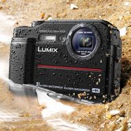 Panasonic DC-TS7K Lumix TS7 Waterproof Tough Camera, 20.4 Megapixels, 4.6X Zoom Lens, USA, with 3 LCD, Black