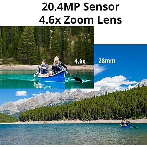 파나소닉 Panasonic DC-TS7K Lumix TS7 Waterproof Tough Camera, 20.4 Megapixels, 4.6X Zoom Lens, USA, with 3 LCD, Black