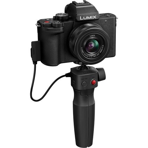 파나소닉 Panasonic LUMIX G100 4k Mirrorless Camera, Lightweight Camera for Photo and Video, Built-in Microphone, Micro Four Thirds with 12-32mm Lens, 5-Axis Hybrid I.S, 4k 24p 30p Video, DC